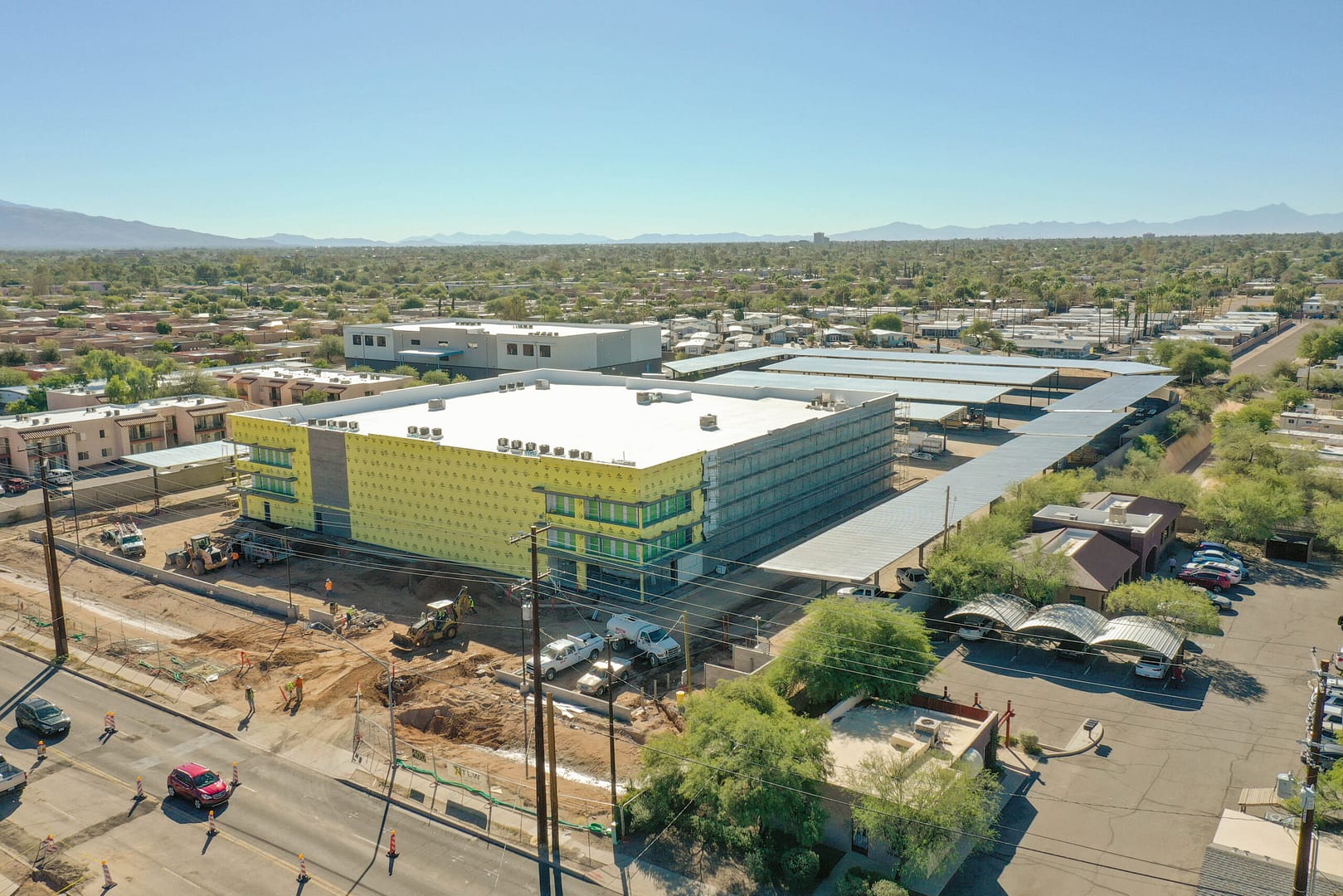 Aerial Drone Photography and Videography for Self Storage Construction Projects