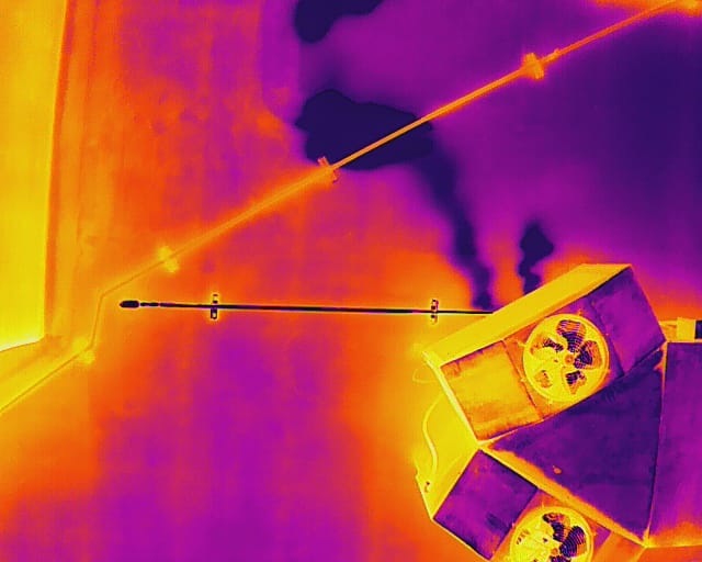 Aerial Drone Roof Inspection Thermal