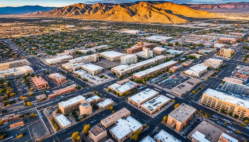 Aerial cinematography Albuquerque