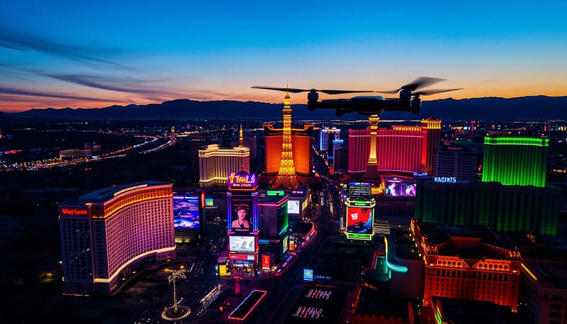 drone cinematography Las Vegas